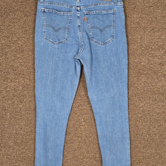 Levi's 721 Vintage High Rise Skinny Jeans Light Wash Sz 31 Preowned - Picture 7 of 7